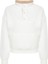 Kadın Dik Yaka Standart Kol Normal Kalıp Çıtçıtlı Dikiş Detaylı Kalın Örme Sweatshirt 1