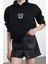 Kadın Fermuarlı Yaka Standart Nakışlı Normal Kalıp Kalın Polarlı Fermuarlı Yaka Örme Sweatshirt 2