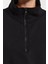 Kadın Fitted Fermuarlı Yaka Crop Rahat Kesim Crop Basic Fermuarlı Kalın Polarlı Örme Sweatshirt 5