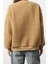 Kadın Moda Bol Bisiklet Yaka Düşük Kol Uzun Peluş Nakışlı Overize Geniş Kalıp Kalın Örme Sweatshirt 5