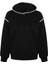 Kadın Moda Şık Regular Kapüşonlu Düşük Kol Regular Kroşeta Detaylı Kalın Içi Polarlı Örme Sweatshirt 1