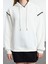 Kadın Moda Şık Regular Kapüşonlu Düşük Kol Regular Kroşeta Detaylı Kalın Içi Polarlı Örme Sweatshirt 1