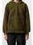 Kadın Moda Şık Bol Kapüşonlu Düşük Kol Uzun Fermuarlı Geniş Kalıp Peluş Örme Sweatshirt 1