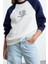 Kadın Moda Şık Relaxed Bisiklet Yaka Reglan Kol Uzun Rahat Kalıp Reglan Kollu Kalın Örme Sweatshirt 3