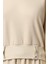 Kadın Moda Şık Bol Bisiklet Yaka Düşük Kol Uzun Çıtçıtlı Rahat Kalıp Crop Kalın Örme Sweatshirt 4