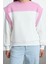 Kadın Moda Regular Bisiklet Yaka Düşük Kol Regular Kalın Içi Polarlı Normal Kalıp Örme Sweatshirt 1