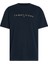 Tommy Hilfiger Tjm Reg Gold Linear Logo Tee Erkek T-Shirt 4