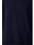 Kadın Moda Şık Bol Bisiklet Yaka Düşük Kol Uzun Kalın Içi Polarlı Geniş Kalıp Örme Sweatshirt 4