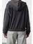 Kadın Moda Şık Regular Kapüşonlu Düşük Kol Regular Normal Kalıp Polar Fermuarlı Yaka Örme Sweatshirt 5