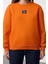 Kadın Bisiklet Yaka Düşük Kol Uzun Reaxed Rahat Kalıp Slogan Baskılı Kalın Polarlı Örme Sweatshirt 1