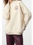 Kadın Moda Bol Kapüşonlu Düşük Kol Uzun Slogan Baskılı Geniş Kalıp Kalın Içi Polarlı Örme Sweatshirt 3