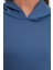 Tesettür Tarz Regular Kapüşonlu Standart Kol Uzun Geniş Kalıp Cepli Scuba Örme Sweatshirt 3