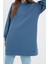 Tesettür Tarz Regular Kapüşonlu Standart Kol Uzun Geniş Kalıp Cepli Scuba Örme Sweatshirt 5
