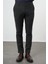 Koyu Antrasit Düz Gabardin Slim Fit Casual Pantolon 1003245108 1