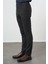 Koyu Antrasit Düz Gabardin Slim Fit Casual Pantolon 1003245108 3