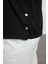 Büyük Beden Bisiklet Yaka Standart Kol Çıtçıt Detaylı Normal Kalıp Örme Sweatshirt 3