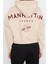 Tarz Relaxed Kapüşonlu Düşük Kol Crop Sırt Baskı Detaylı Kalın Içi Polarlı Örme Sweatshirt 4