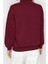 Tarz Bol Fermuarlı Yaka Düşük Kol Uzun Kalın Içi Polarlı Fermuarlı Geniş Kalıp Örme Sweatshirt 5