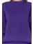Regular Bisiklet Yaka Düşük Kol Regular Kalın Içi Polarlı Normal Kalıp Basic Örme Sweatshirt 3