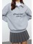 Oversize Gömlek Yaka Düşük Kol Uzun Gömlek Yaka Nakışlı Fit Kalın Içi Polarlı Örme Sweatshirt 1