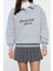 Oversize Gömlek Yaka Düşük Kol Uzun Gömlek Yaka Nakışlı Fit Kalın Içi Polarlı Örme Sweatshirt 2
