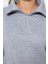 Tarz Bol Fermuarlı Yaka Düşük Kol Uzun Kalın Içi Polarlı Fermuarlı Geniş Kalıp Örme Sweatshirt 4