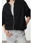 Oversize Bisiklet Yaka Düşük Kol Uzun Fermuarlı Geniş Kalıp Kalın Içi Polarlı Örme Sweatshirt 2