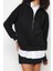 Oversize Dik Yaka Standart Geniş Kalıp Yarım Fermuarlı Kalın Polarlı Örme Sweatshirt 2