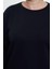 Büyük Beden Regular Bisiklet Yaka Standart Kol Regular Kalıp Sırtı Baskılı Örme Sweatshirt 3