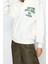 Tarz Bol Kapüşonlu Düşük Kol Uzun Sırt Baskılı Fermuarlı Kalın Içi Polarlı Fit Örme Sweatshirt 1
