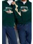Unisex Tarz Oversize Dik Yaka Standart Kol Standart Geniş Kesim Fermuarlı Polar Sweatshirt 2
