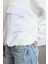 Bol Bisiklet Yaka Düşük Kol Uzun Yumuşak Tuşeli Paraşüt Cep Geniş Kesim Örme Sweatshirt 3