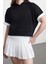 Tarz Relaxed Kapüşonlu Ay Kol Crop Ay Kol Crop Rahat Kalıp Örme Sweatshirt 1