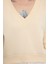 Regular V Yaka Düşük Kol Regular Basic Normal Kalıp V Yaka Kalın Içi Polarlı Örme Sweatshirt 3