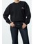 Bisiklet Yaka Standart Kol Animal Nakışlı Normal Kalıp Kalın Içi Polarlı Örme Sweatshirt 2