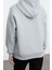 Bol Asimetrik Yaka Düşük Kol Uzun Geniş Kalıp Kanguru Cepli Kalın Içi Polarlı Örme Sweatshirt 4