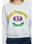 Regular Bisiklet Yaka Standart Kol Regular Ekru Slogan Baskılı Normal Kalıp Örme Sweatshirt 3