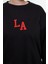 Büyük Beden Tarz Oversize Bisiklet Yaka Düşük Kol Regular Nakış Detaylı Örme Sweatshirt 3