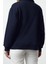 Oversize Fermuarlı Yaka Uzun Kalıp Kalın Polarlı Slogan Baskılı Fermuarlı Örme Sweatshirt 4