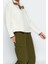 Tarz Regular Dik Yaka Düşük Kol Regular Çıtçıtlı Normal Kalıp Cepli Polar Örme Sweatshirt 2