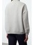 Oversize Dik Yaka Standart Geniş Kalıp Yarım Fermuarlı Kalın Polarlı Örme Sweatshirt 4
