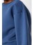 Tarz Crop Dik Yaka Düşük Kol Crop Rahat Kesim Crop Basic Kalın Içi Polarlı Örme Sweatshirt 3