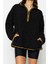 Tarz Regular Dik Yaka Düşük Kol Regular Peluş Örme Spor Sweatshirt 1