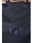 Büyük Beden Oversize Bisiklet Yaka Standart Kol Gri Kurdele Detaylı Tarzl Örme Sweatshirt 2