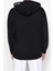 Regular Kapüşonlu Standart Kol Regular Kapüşonu Slogan Baskılı Geniş Kesim Örme Sweatshirt 5