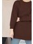 Tesettür Tarz Regular Bisiklet Yaka Düşük Kol Uzun 2li Paket Basic Örme Sweatshirt 1
