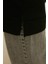Tesettür Tarz Relaxed Bisiklet Yaka Düşük Kol Uzun Yırtmaç Detaylı Basic Örme Sweatshirt 3