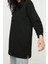 Tesettür Tarz Regular Bisiklet Yaka Standart Kol Uzun Yırtmaç Detaylı Basic Örme Sweatshirt 1