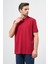 Bordo Kısa Kol Düz Pike Polo Yaka Casual Slim Fit Tişört 1011240900 3
