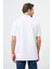 Beyaz Kısa Kol Düz Pike Polo Yaka Casual Slim Fit Tişört 1011240900 3